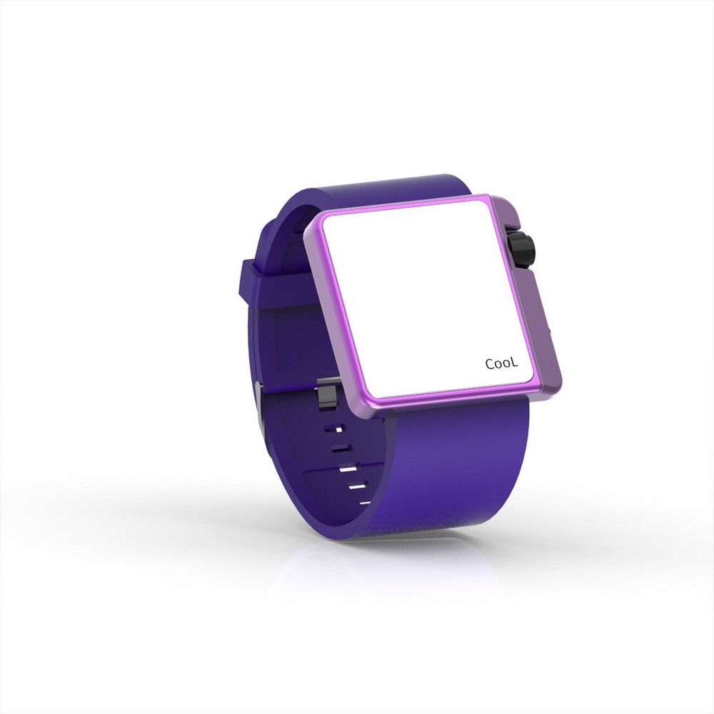 Cool Watch Saat - Mor Edition - Mor Kayış Unisex