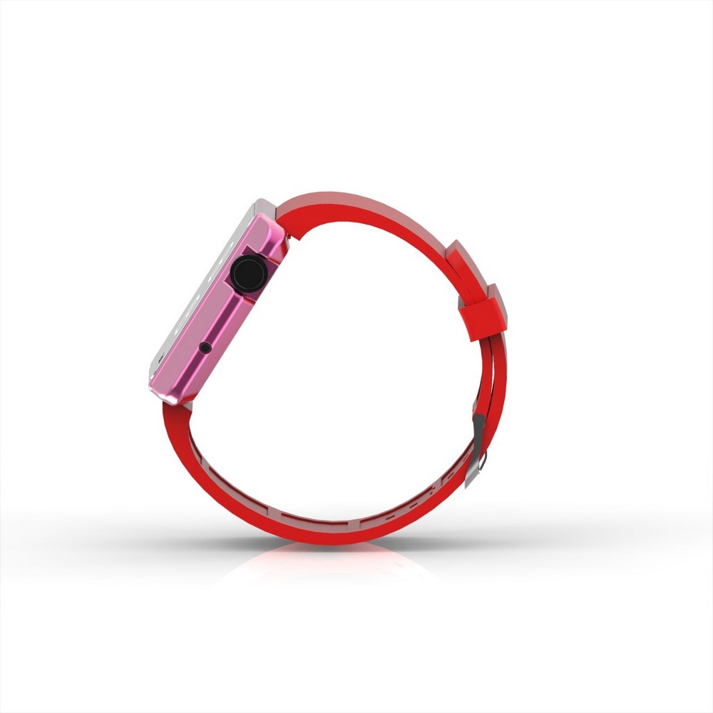 Cool Watch Saat - Pembe Edition - Kırmızı Kayış Unisex