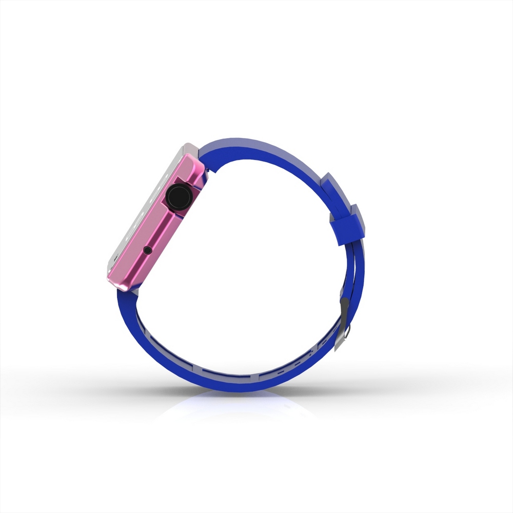 Cool Watch Saat - Pembe Edition - Mavi Kayış Unisex