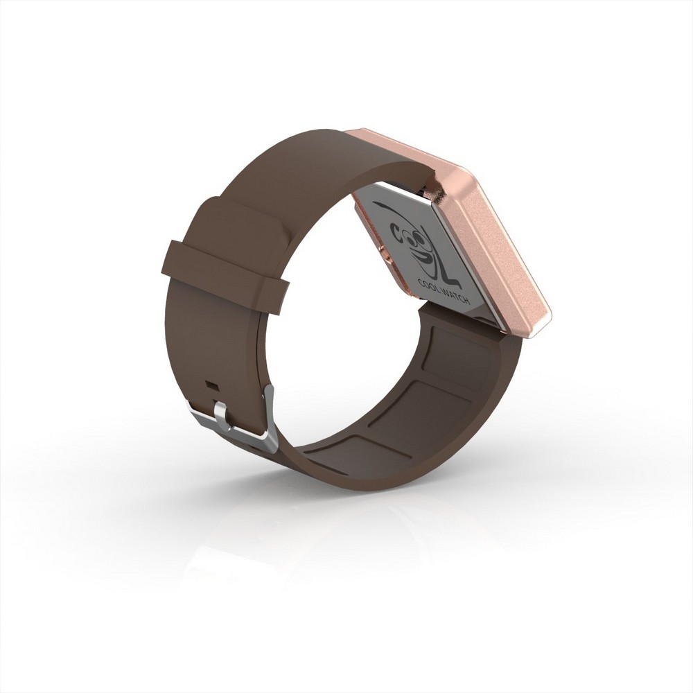 Cool Watch Saat - Rose Edition - Kahverengi Kayış Unisex