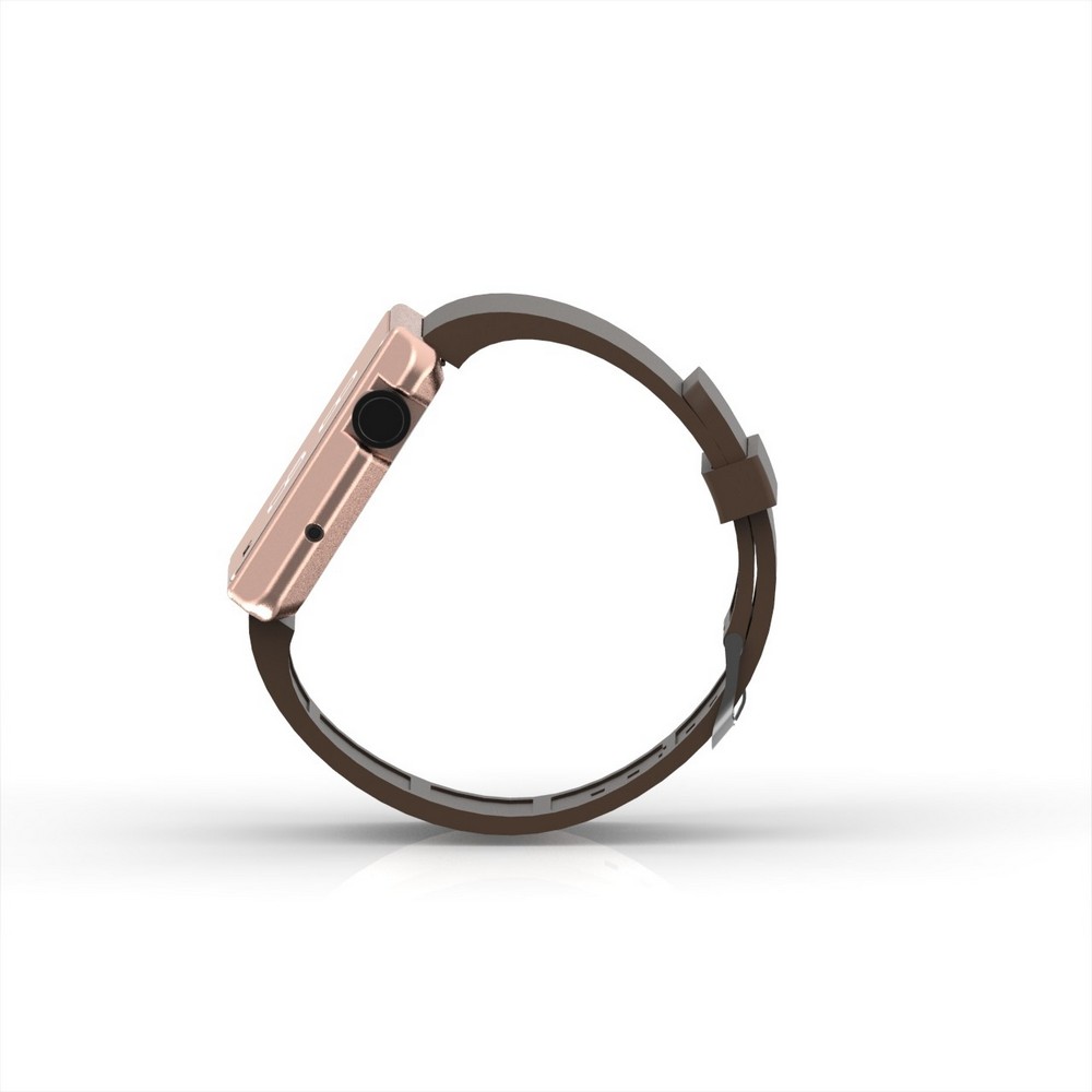 Cool Watch Saat - Rose Edition - Kahverengi Kayış Unisex