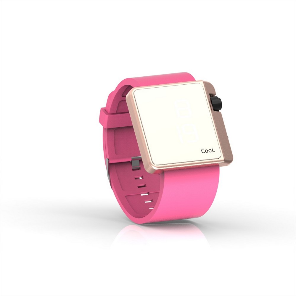 Cool Watch Saat - Rose Edition - Pembe Kayış Unisex