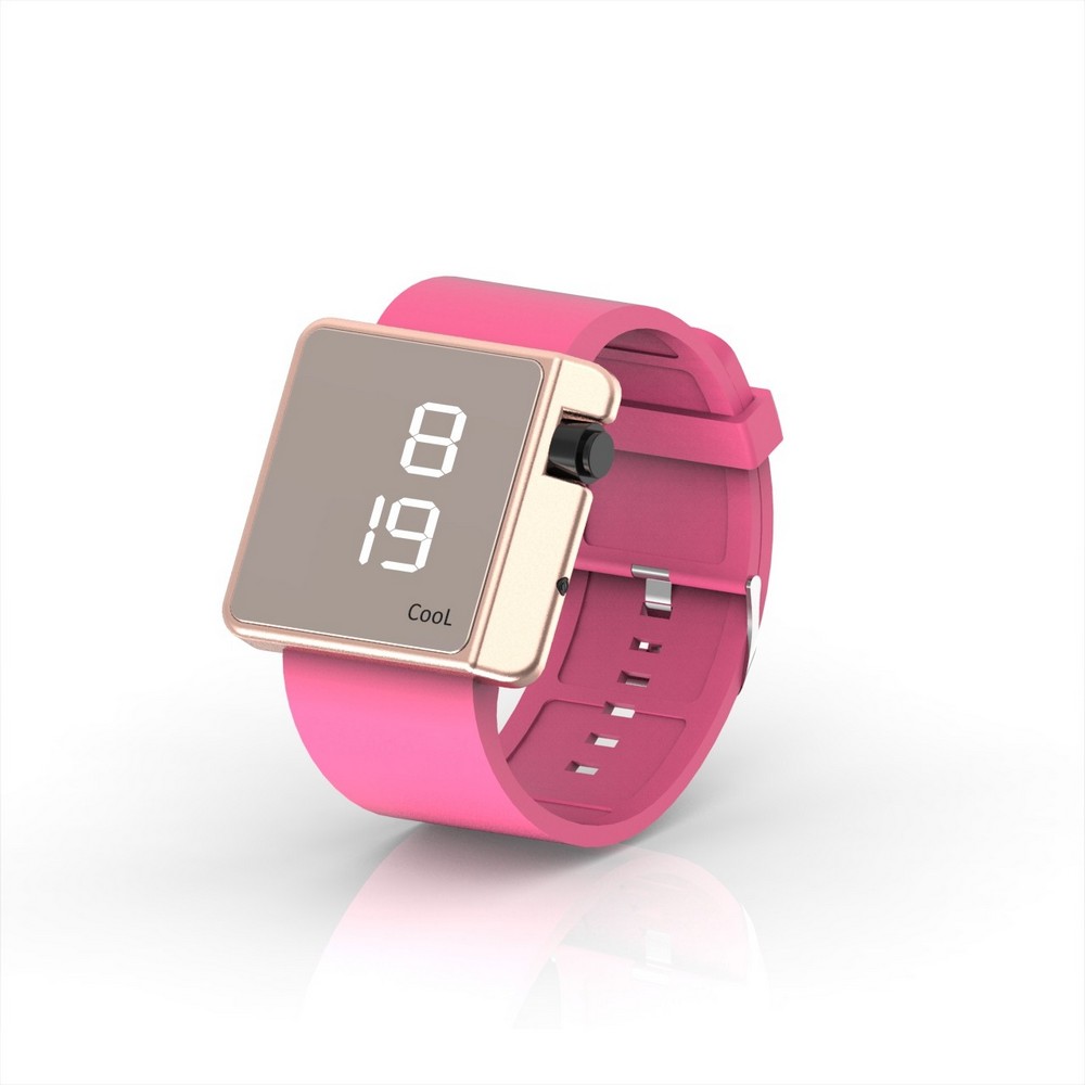 Cool Watch Saat - Rose Edition - Pembe Kayış Unisex