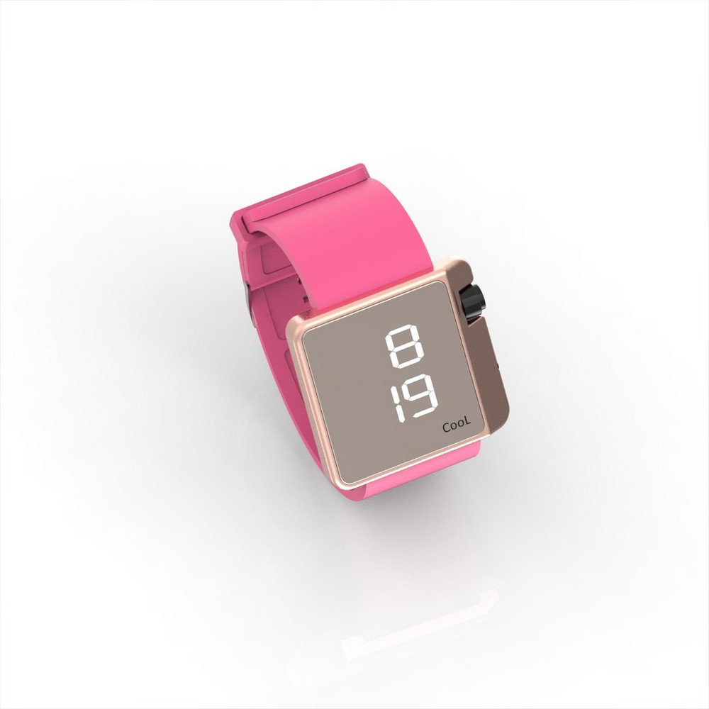 Cool Watch Saat - Rose Edition - Pembe Kayış Unisex