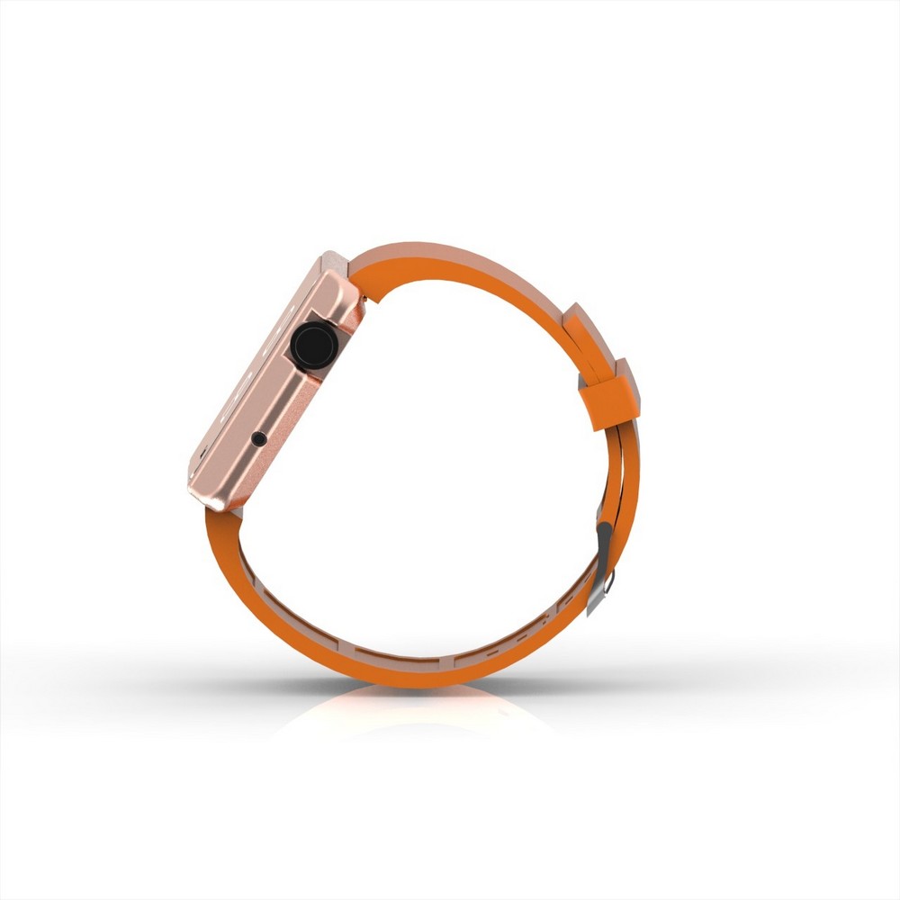 Cool Watch Saat - Rose Edition - Turuncu Kayış Unisex