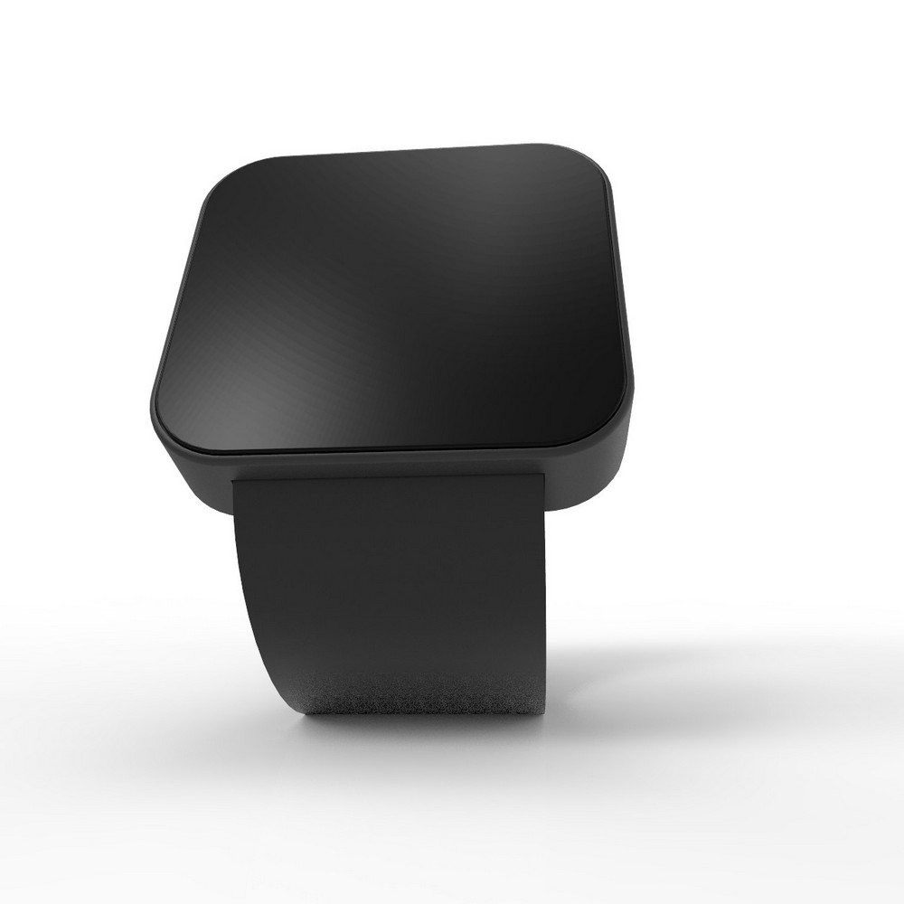 Cool Watch Saat - Siyah Mat Dokunmatik Kasa - Siyah Kayış Unisex