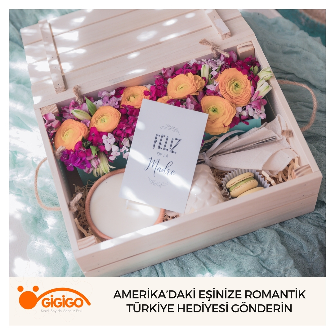 amerika’daki Eşe Türkiye'den Romantik Hediye Gönderimi